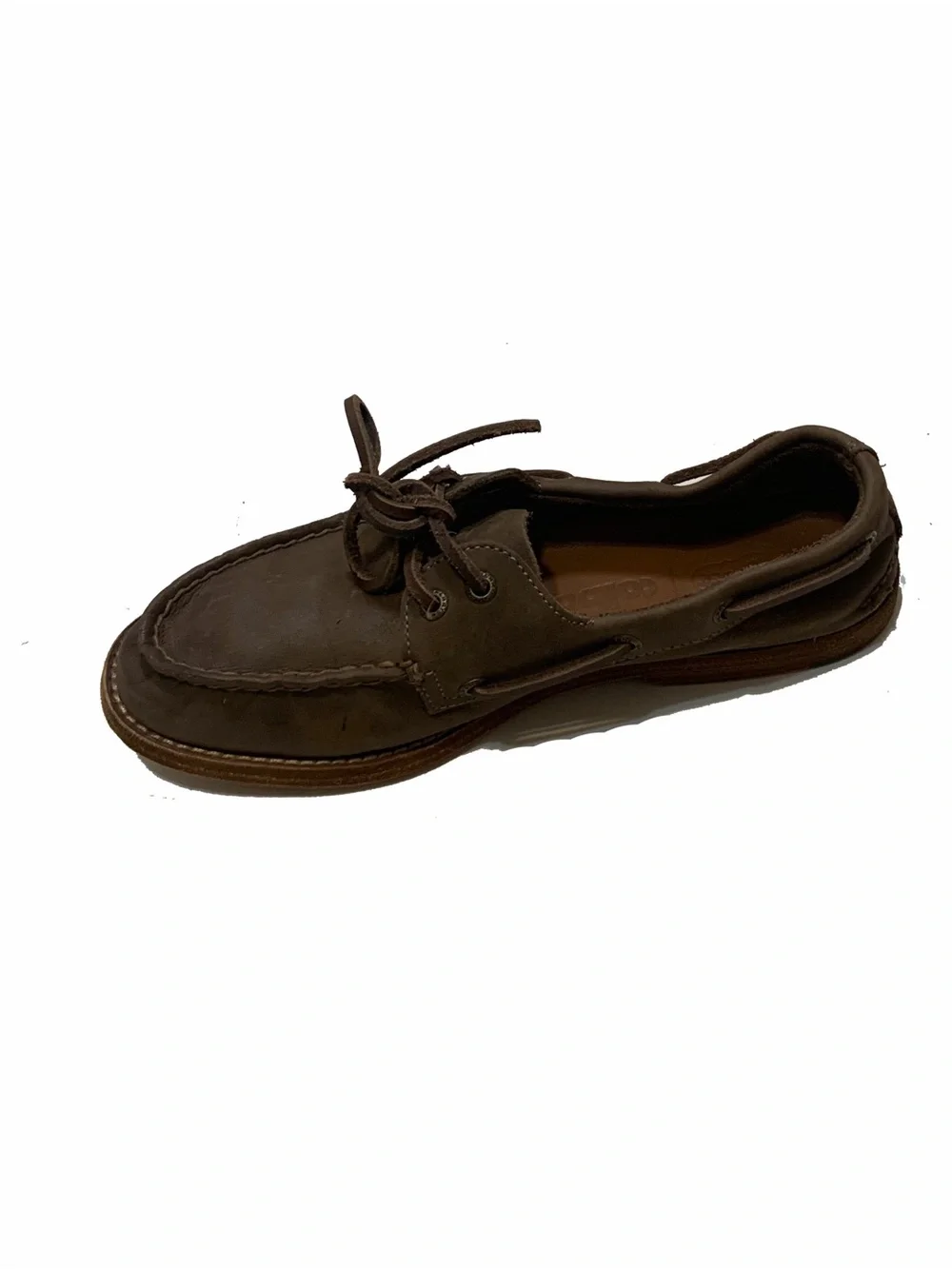 Sperry + colbo Dark Brown Leather Boat Shoes